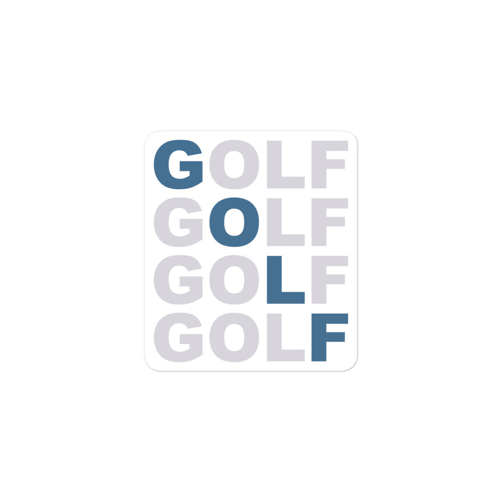 GOLF Sticker